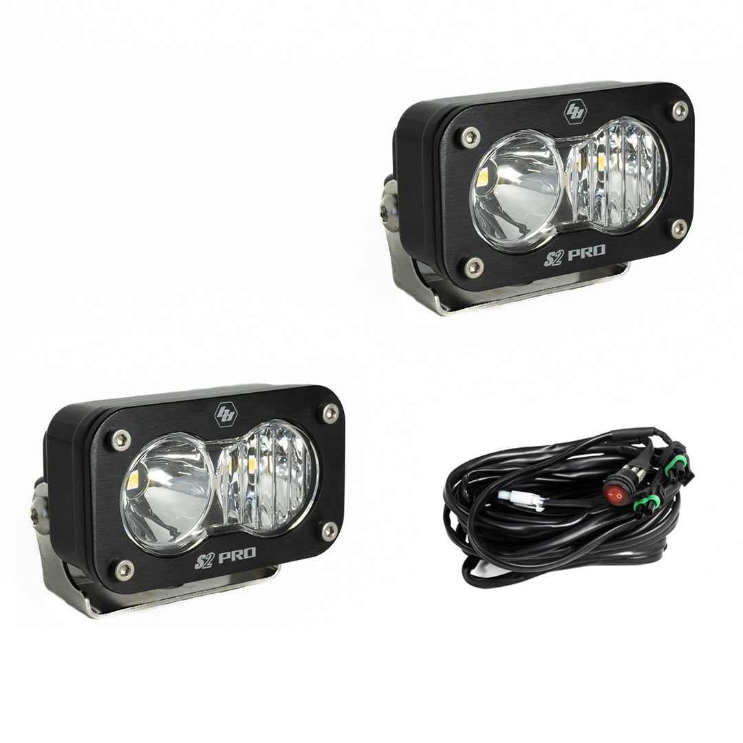 Baja Designs S2 Pro Series LED Light Pods Driving Combo Pattern - Pair - 487803