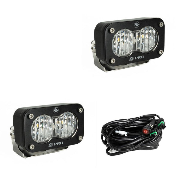 Baja Designs S2 Pro Series LED Light Pods Wide Cornering Pattern - Pair - 487805