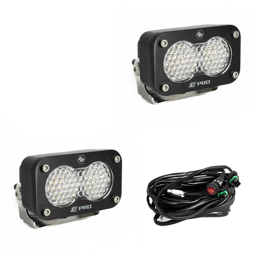 Baja Designs S2 Pro Series LED Light Pods Work/Scene Pattern - Pair - 487806