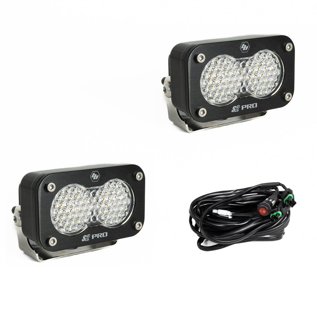 Baja Designs S2 Pro Series LED Light Pods Work/Scene Pattern - Pair - 487806