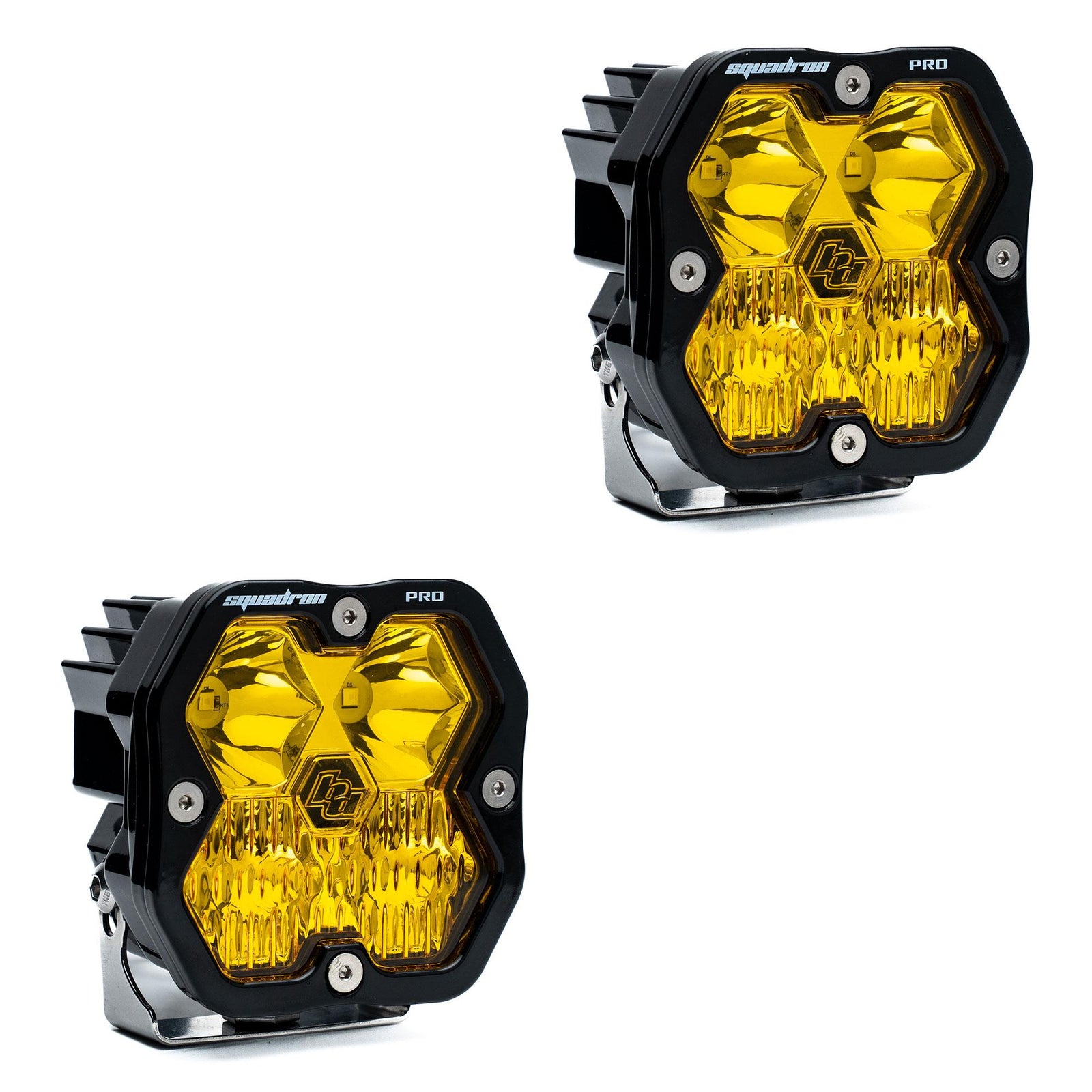 Baja Designs Squadron 2.0 Pro (Pair) LED Driving/Combo / No Harness - Baja Amber - 4978132NH