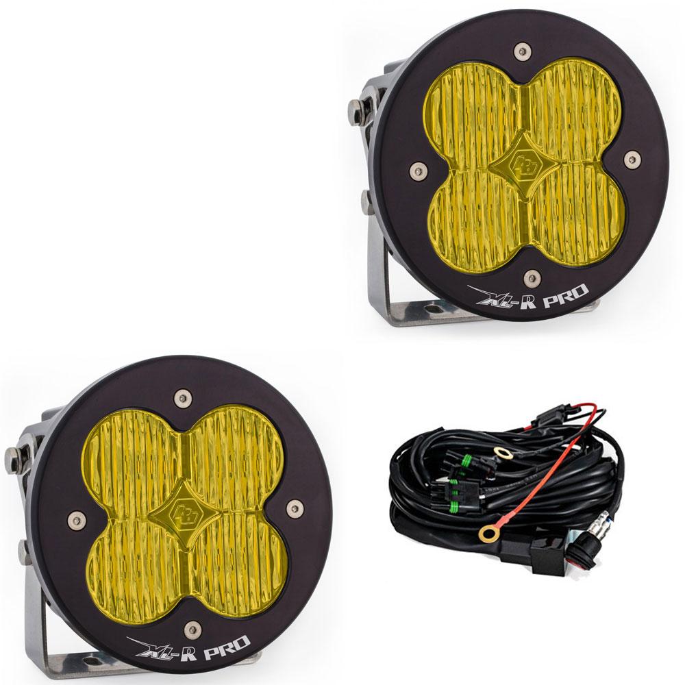 Baja Designs XL R Pro Series Wide Cornering Pattern LED Light Pods - Amber - 537815