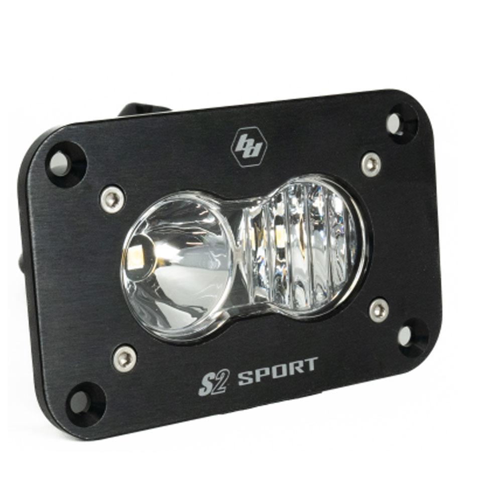 Baja Designs S2 Sport Flush Mount Driving Combo Pattern LED Work Light - Clear - 541003