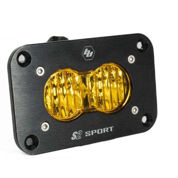 Baja Designs S2 Wide Cornering Sport Flush Mount LED - Amber - 541015