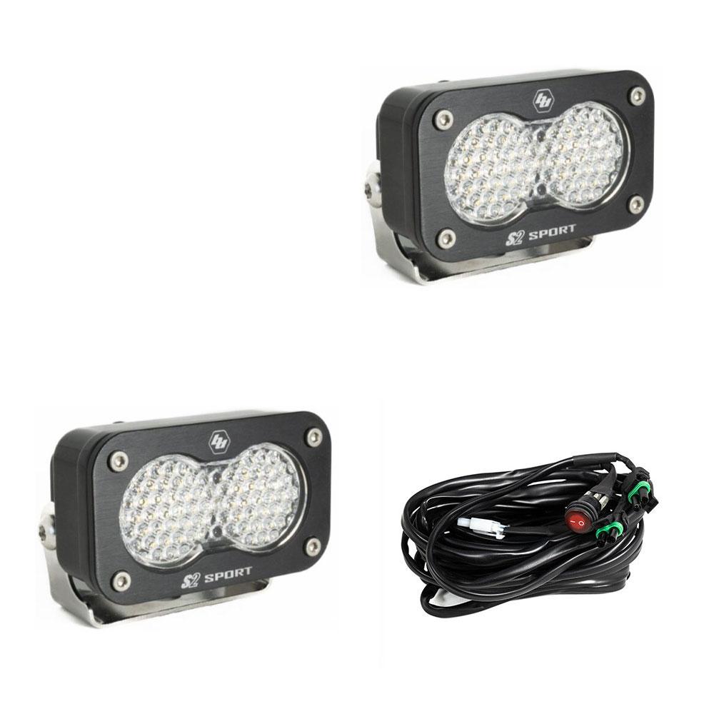 Baja Designs S2 Sport Work/Scene Pattern Pair LED Work Light - Clear - 547806