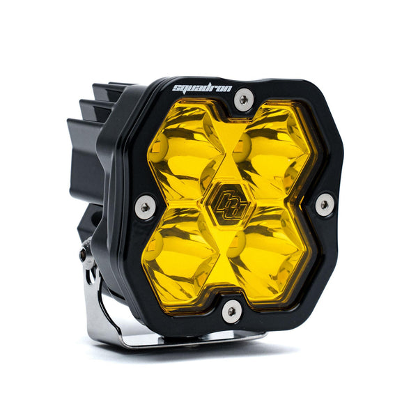 Baja Designs Squadron 2.0 Sport LED Spot (Single Light) - Baja Amber - 5500112