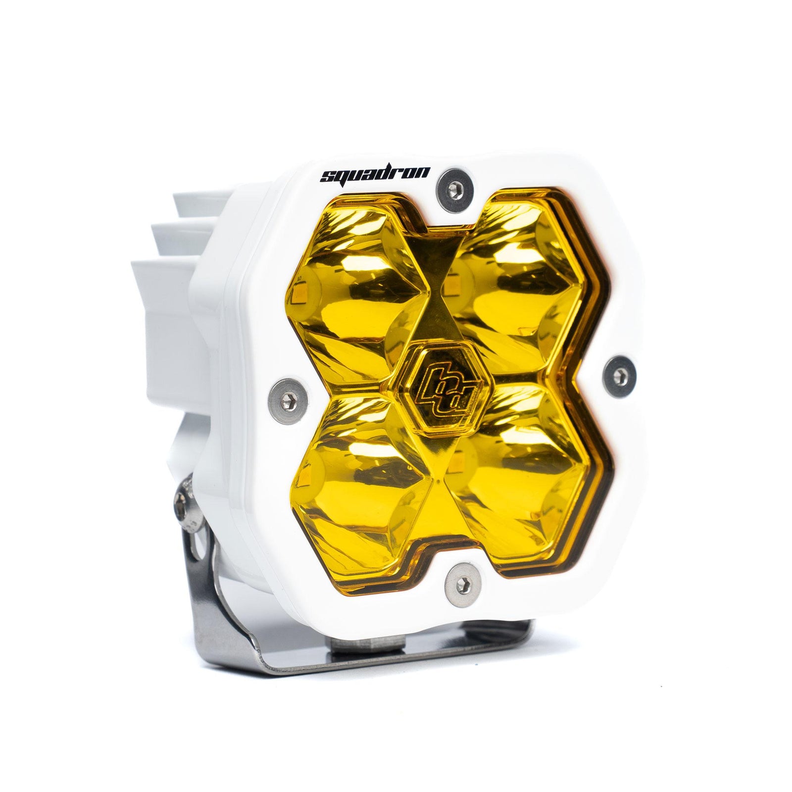 Baja Designs Squadron 2.0 Sport LED Spot - Baja Amber w/White Housing - 550011WT2