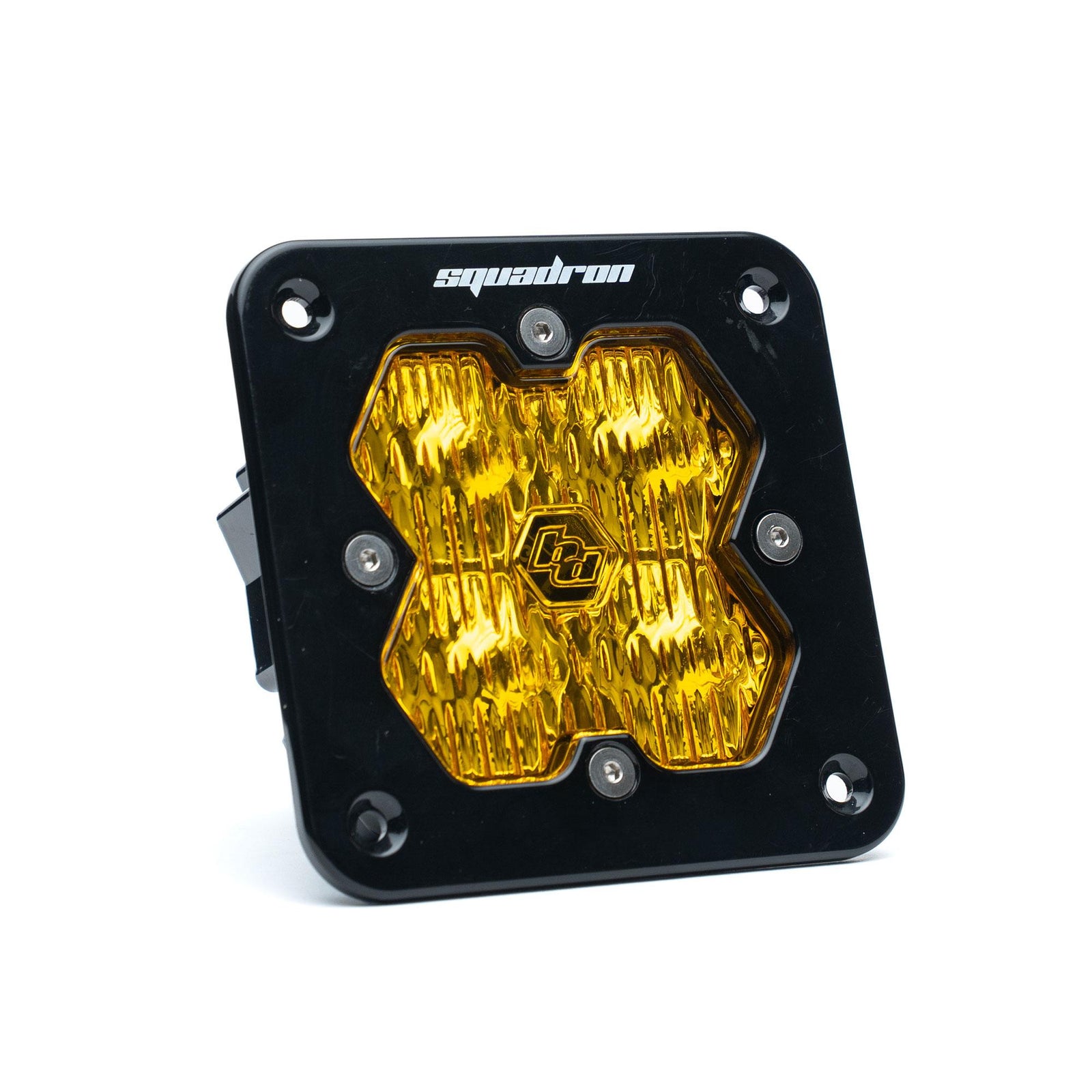 Baja Designs Squadron 2.0 Sport LED Wide Cornering Flush Mount (Single Light) - Baja Amber - 5510152