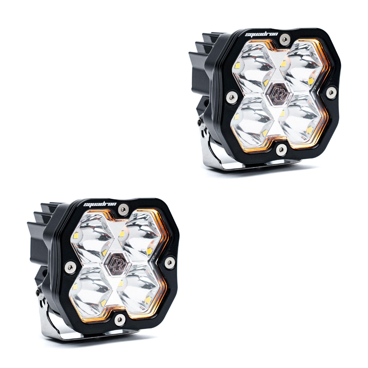 Baja Designs Squadron 2.0 Sport (Pair) LED Spot / No Harness - 5578012NH