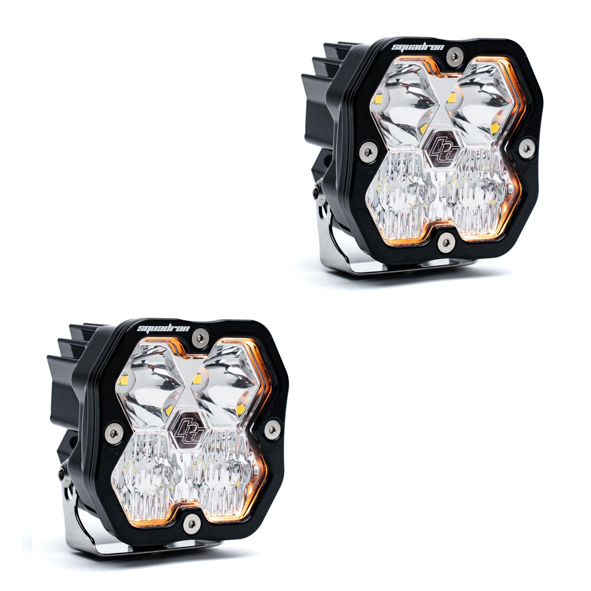 Baja Designs Squadron 2.0 Sport (Pair) LED Driving/Combo / No Harness - 5578032NH
