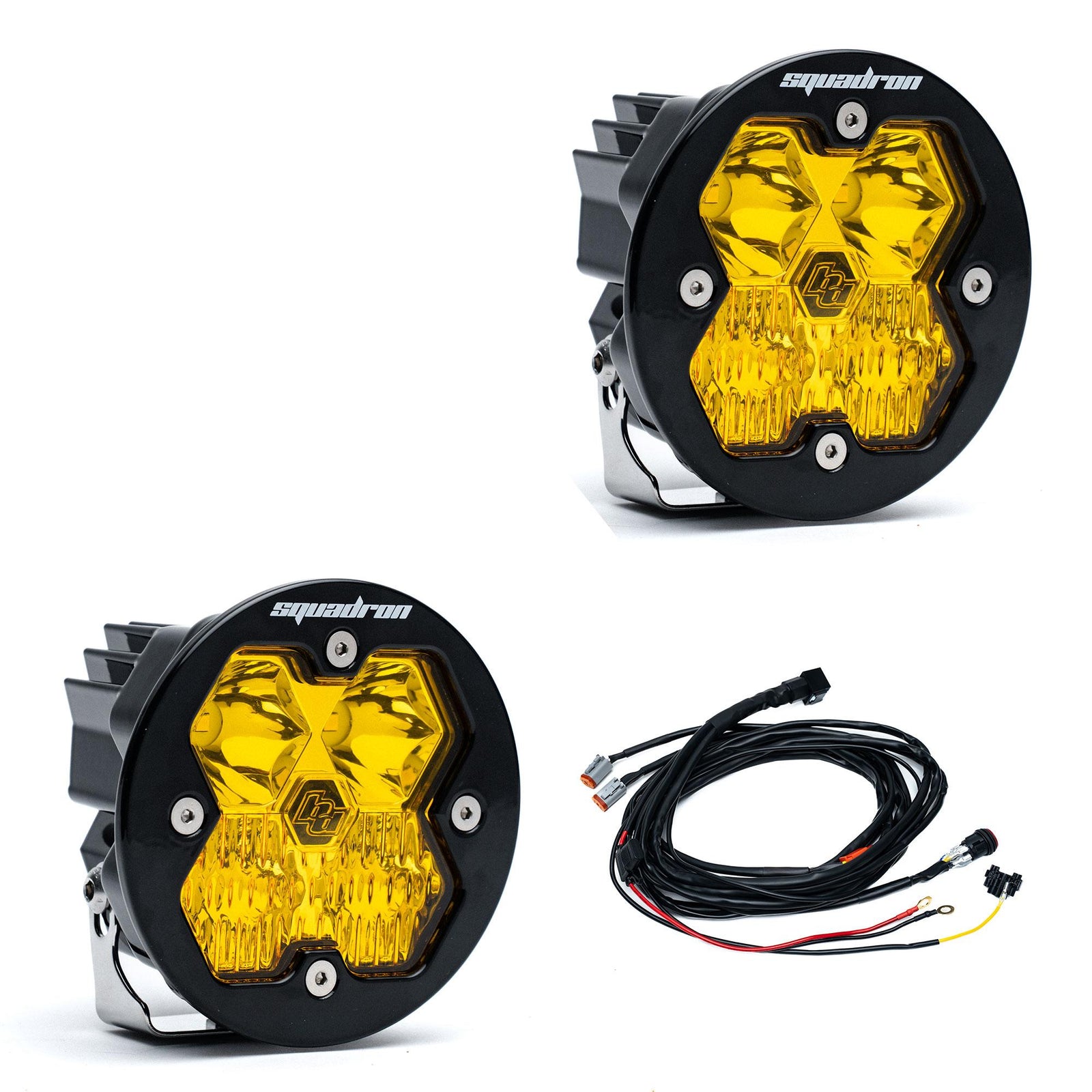Baja Designs Squadron-R 2.0 Sport LED Driving/Combo (Pair) - Baja Amber - 5878132