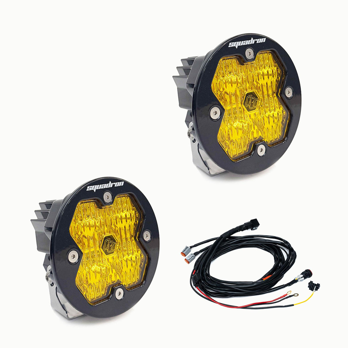 Baja Designs Squadron-R 2.0 Sport LED Wide Cornering (Pair) - Baja Amber - 5878152