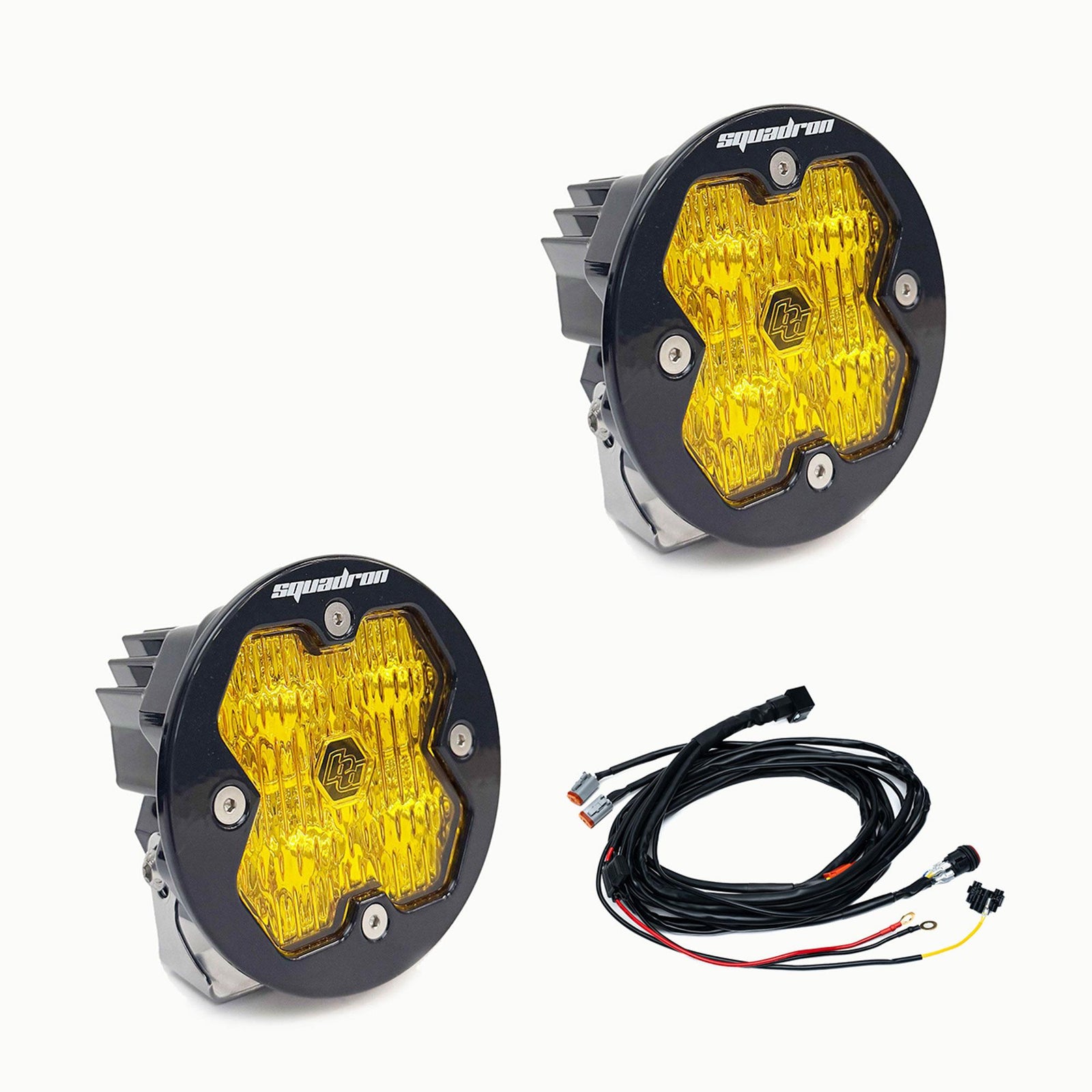 Baja Designs Squadron-R 2.0 Sport LED Wide Cornering (Pair) - Baja Amber - 5878152