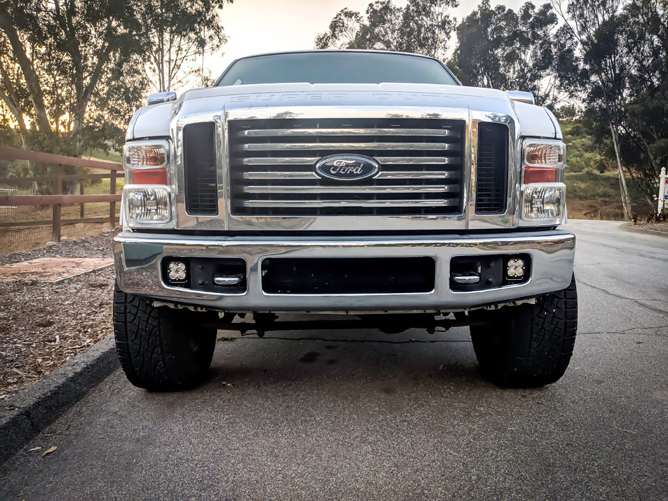 Baja Designs 1999-2010 Ford Super Duty Fog Pocket Kit SAE Amber - 630822