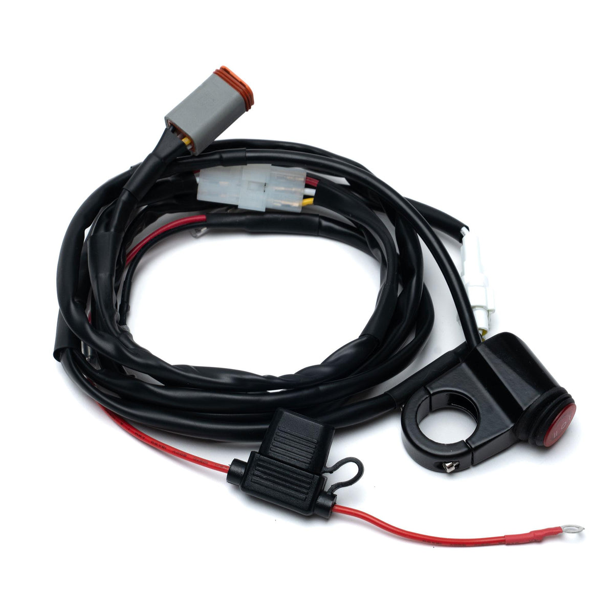 Baja Designs Squadron 2.0 Harness Wiring Harness & Switch / Off-Road Bikes 4-Pin Deutsch (Universal) - 640057