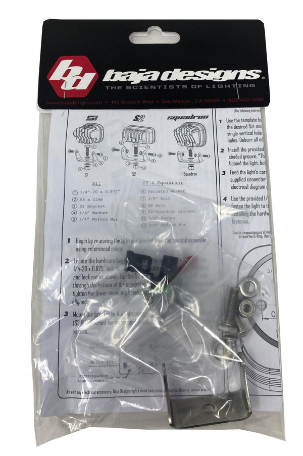 Baja Designs S1 Series Mounting Bracket - Single - 660309