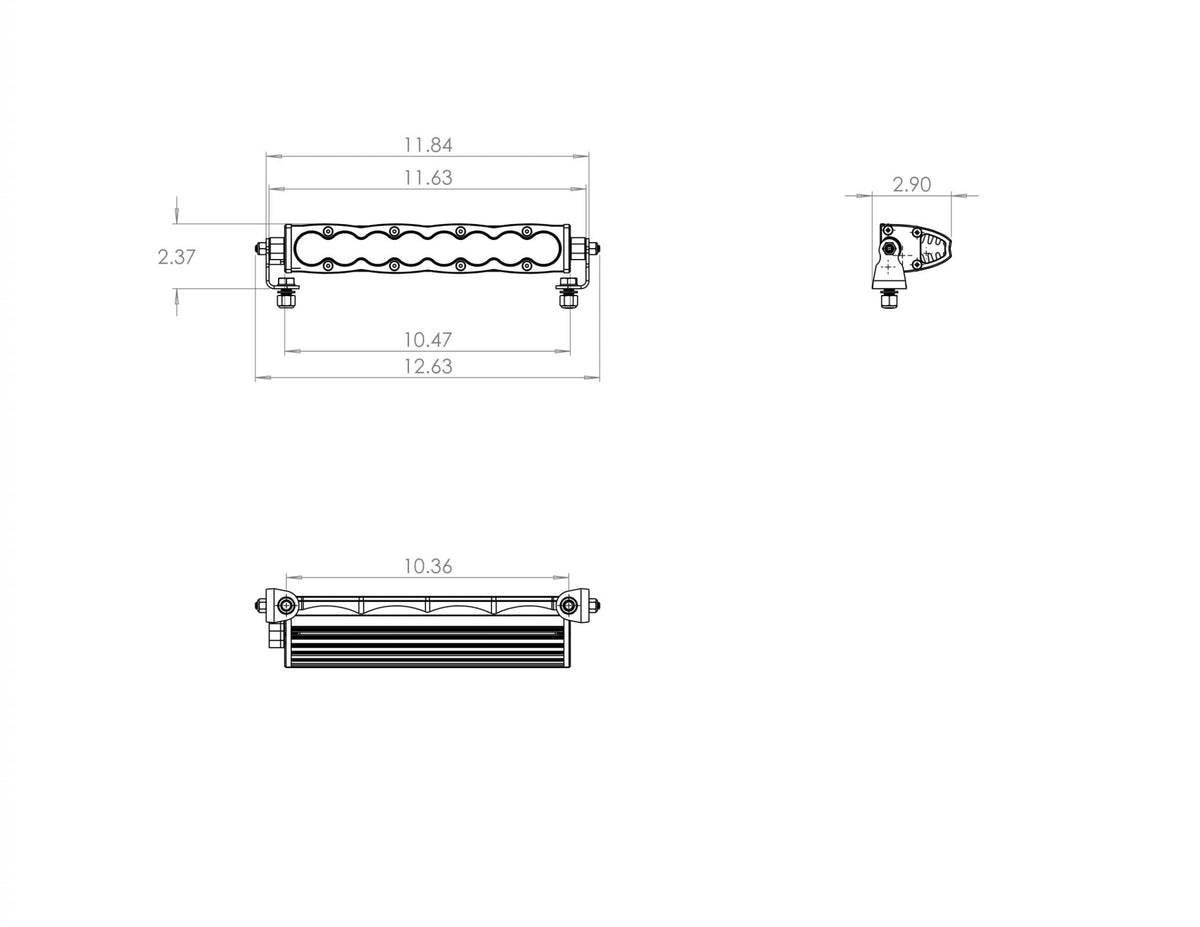 Baja Designs S8 Series Work/Scene Pattern 10in LED Light Bar - 701006