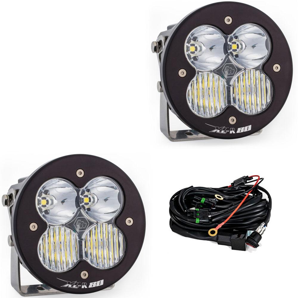 Baja Designs XL R 80 Series Driving Combo Pattern Pair LED Light Pods - 767803