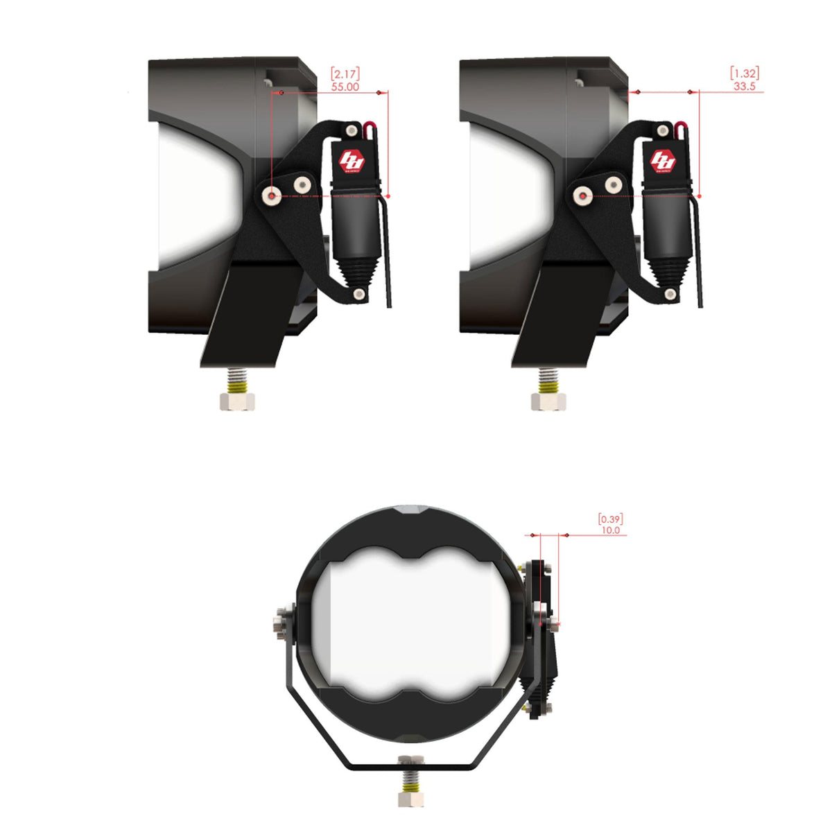 Baja Designs LP4/LP6/LP9 XL-M Reflex Light Actuator Kit - 800001