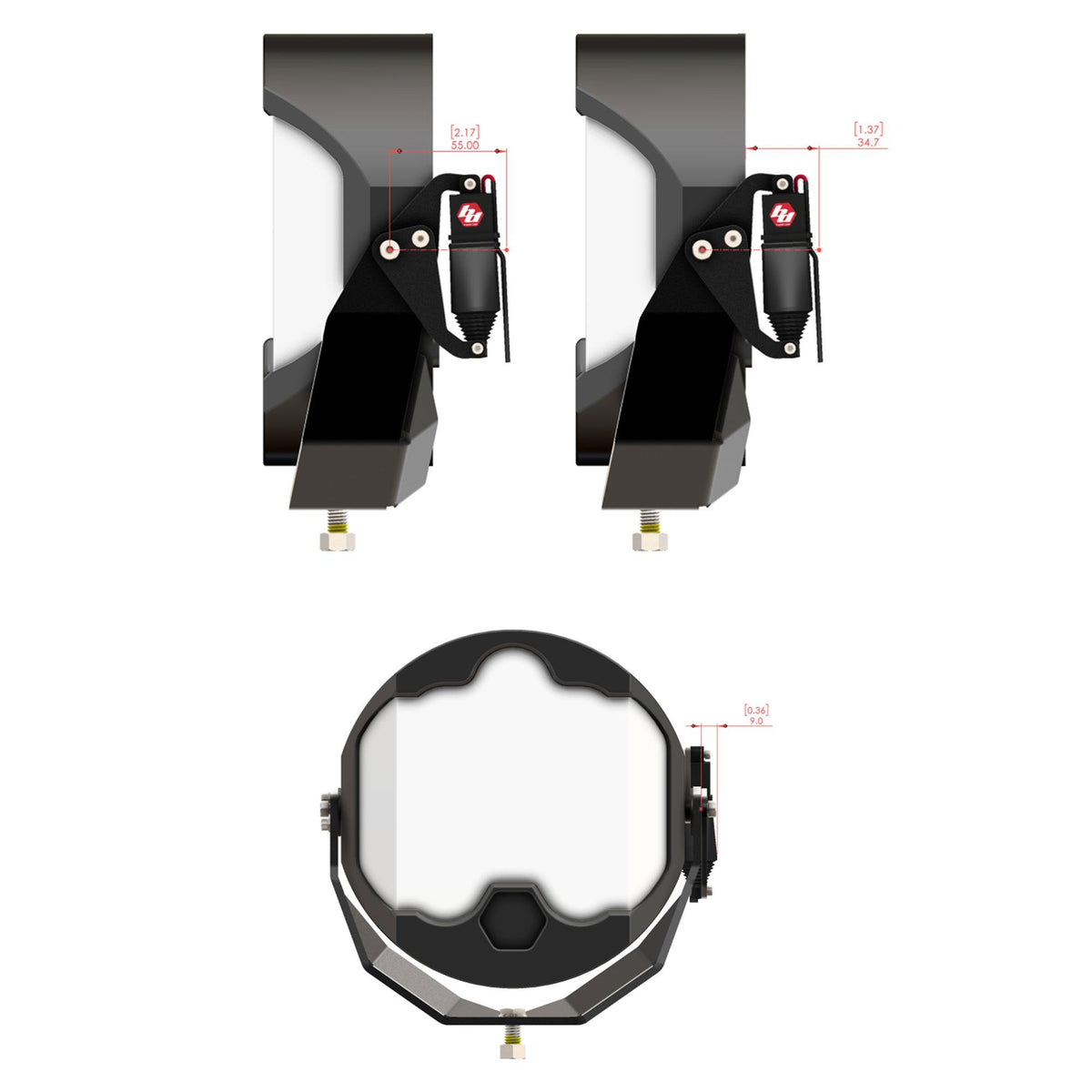 Baja Designs LP4/LP6/LP9 XL-M Reflex Light Actuator Kit - 800001