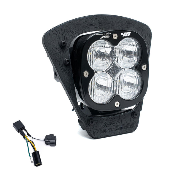 Baja Designs 2024+ GasGas XL40 LED Headlight Kit w/Hi-Low Harness Trail Lens - Clear - 821001