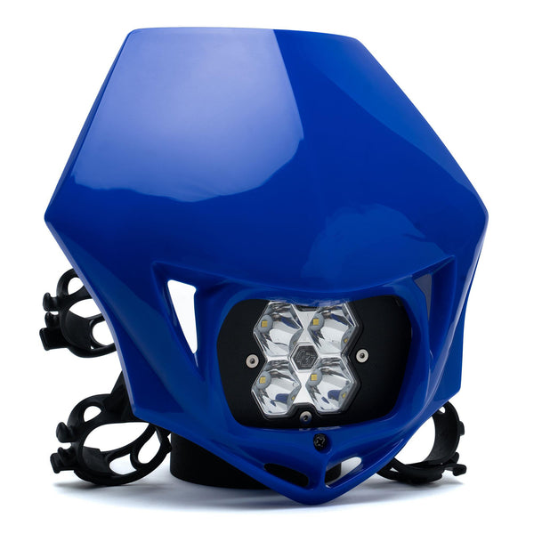 Baja Designs Squadron 2.0 Sport (Spot) - Clear w/MC Race LED Light - Blue - 847000BU