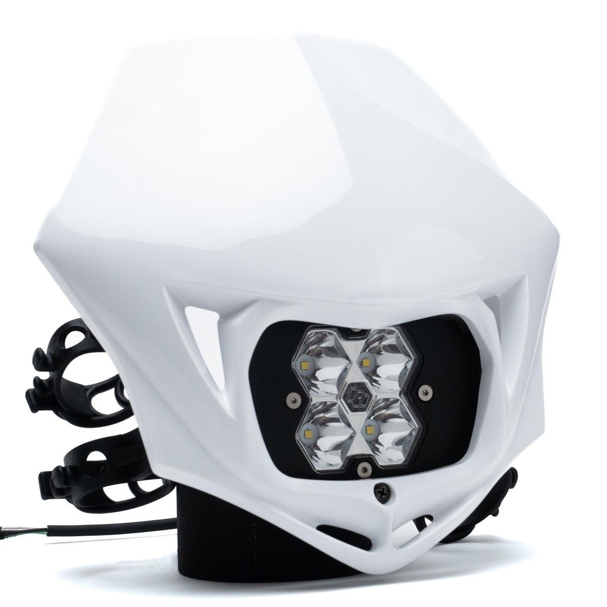 Baja Designs Squadron 2.0 Sport (Spot) - Clear A/C w/MC Race LED Light - White - 847000WTAC