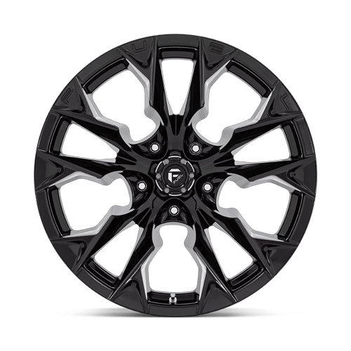 Fuel Off-Road Aluminum Wheels 20X10 Flame D803 Gloss Black Milled