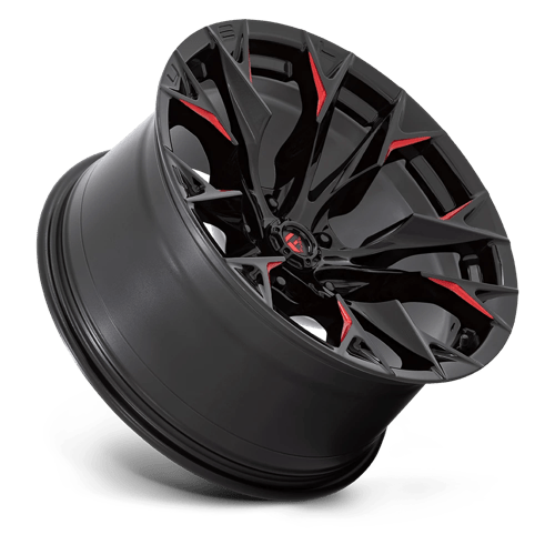 Fuel Off-Road D823 20X10 Gloss Black Milled W/ Candy Red 5x127 -18mm