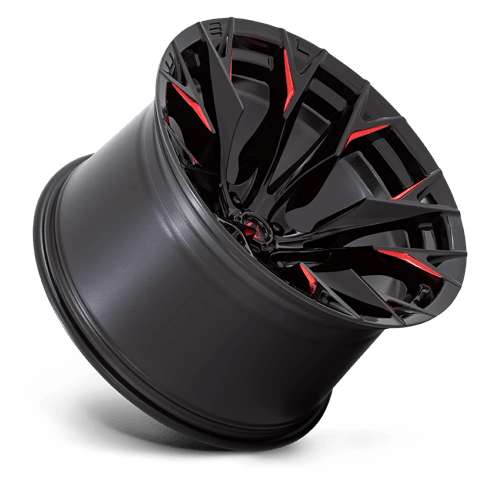 Fuel Off-Road D823 20X12 Gloss Black Milled W/ Candy Red 5x127 -44mm