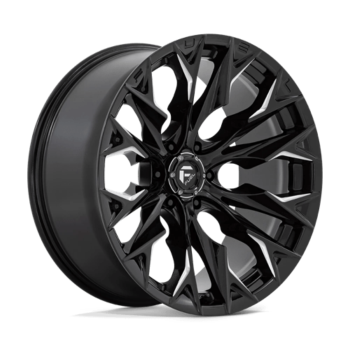 Fuel Off-Road Aluminum Wheels 22X10 Flame D803 Gloss Black Milled