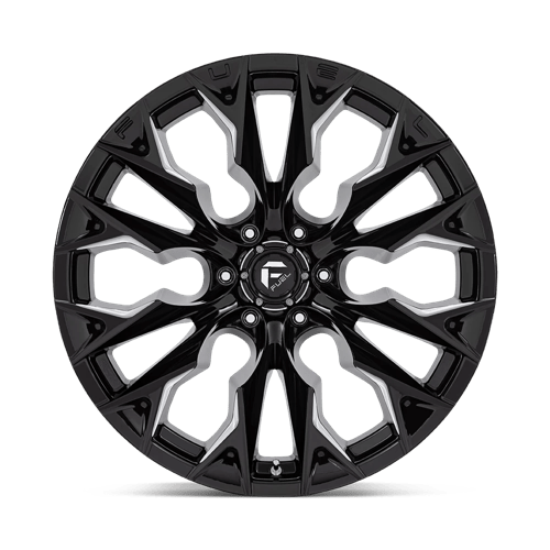 Fuel Off-Road Aluminum Wheels 22X12 Flame D803 Gloss Black Milled
