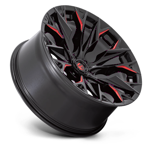 Fuel Off-Road D823 22X10 Gloss Black Milled W/ Candy Red 6x139.7 -18mm