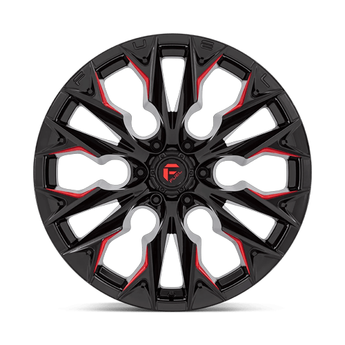 Fuel Off-Road D823 22X10 Gloss Black Milled W/ Candy Red 6x135 -18mm