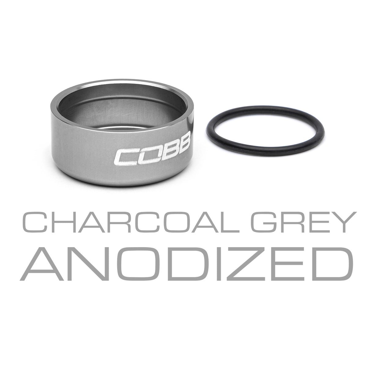 COBB Knob Trim Rings for Focus ST/Fiesta ST &amp; BRZ/GR86 - Charcoal Grey - FOR-001-444-CHARCOAL-GREY
