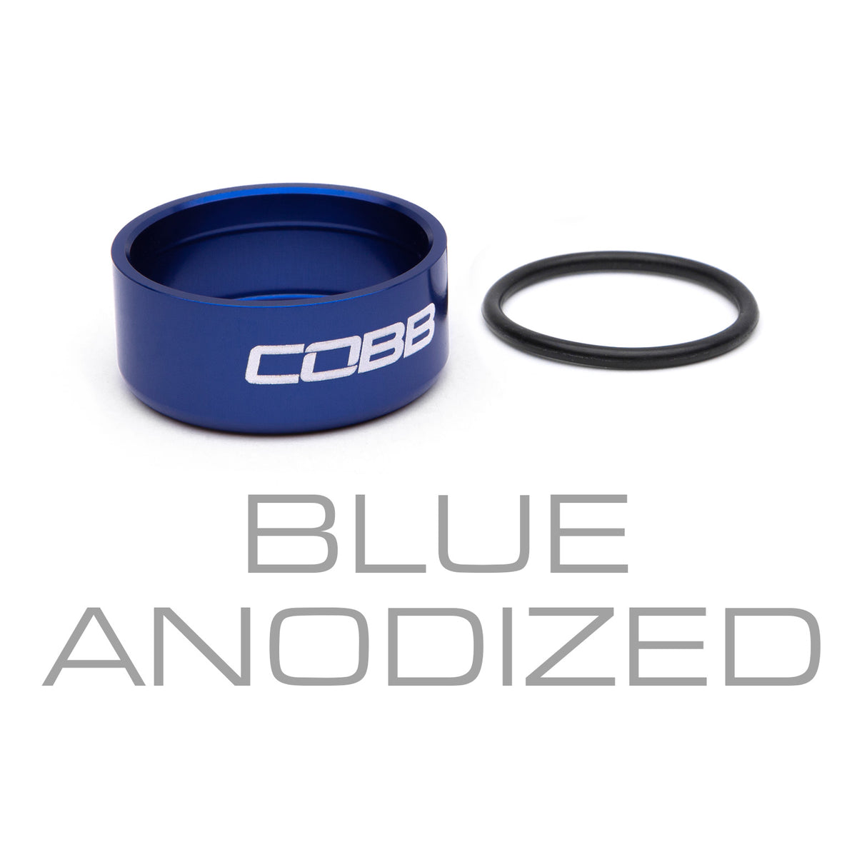 COBB Knob Trim Rings for Focus ST/Fiesta ST &amp; BRZ/GR86 - Blue Anodized - FOR-001-444-BLUE