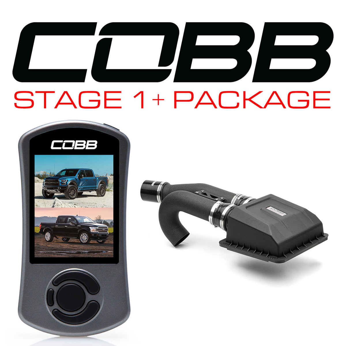 Cobb 17-19 Ford F-150 Raptor Stage 1+ Power Package w/TCM Flashing - FOR005001P-TCM