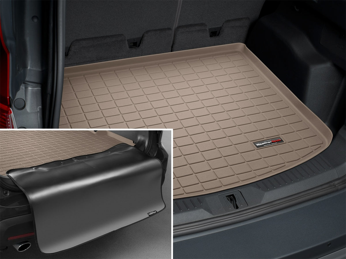 Weathertech - Cargo Liner w/Bumper Protector - Tan Behind 2nd Row Seating 13-19 Escape / 15-19 MKC - 41570SK
