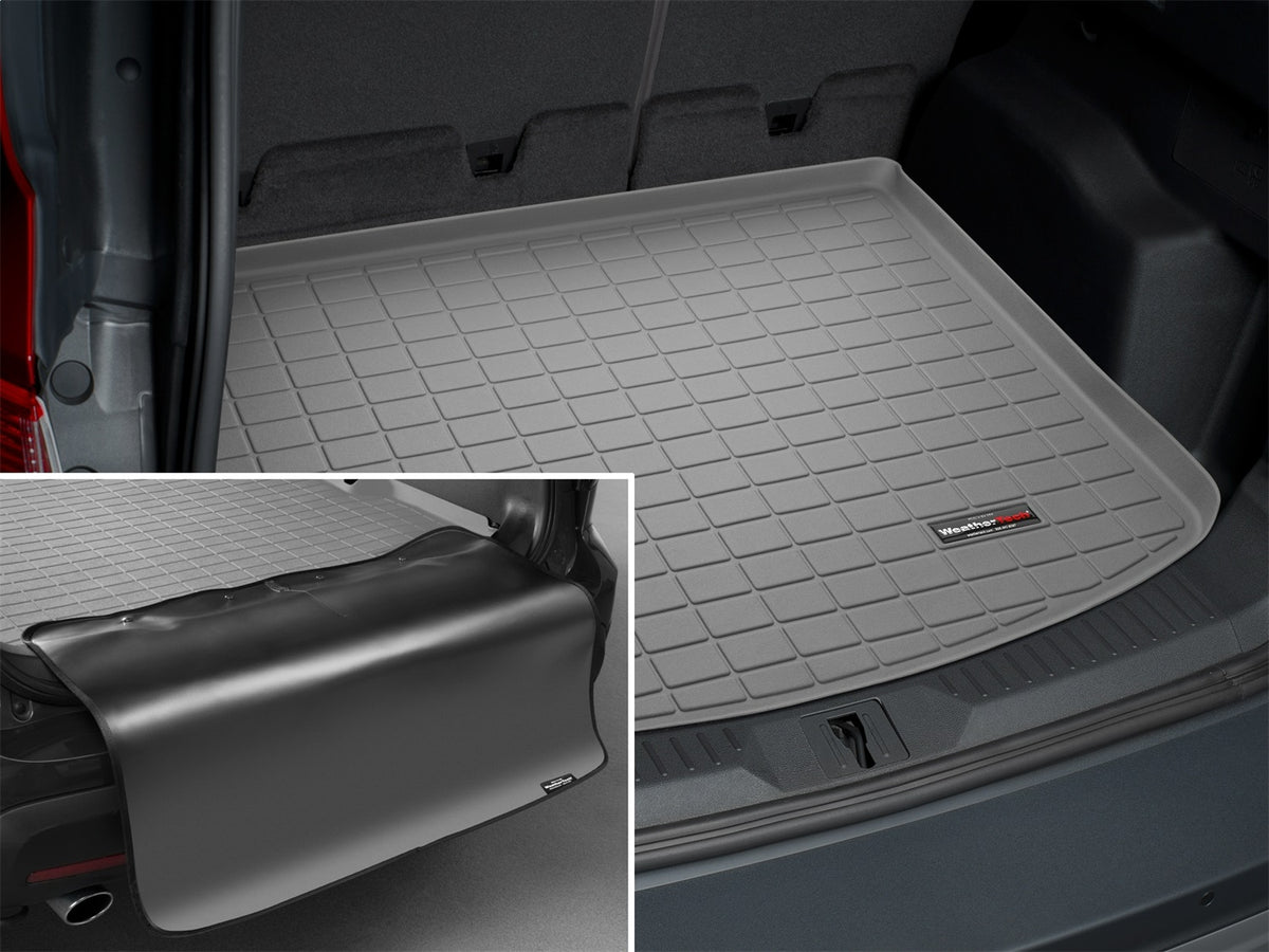 Weathertech - Cargo Liner w/Bumper Protector - Gray Behind 2nd Row Seating 13-19 Escape / 15-19 MKC - 42570SK