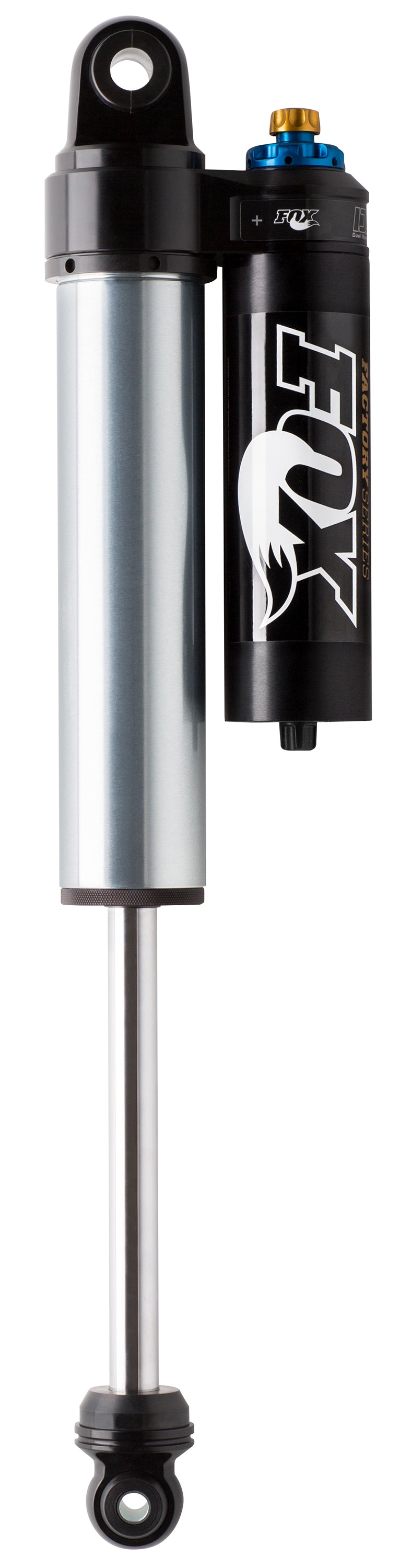 Fox 12-16 Ford T6 Ranger 4WD 2.5 Factory Series 9in. P/B Rear Shock Set w/DSC Adj. - Black/Zinc - 883-26-001