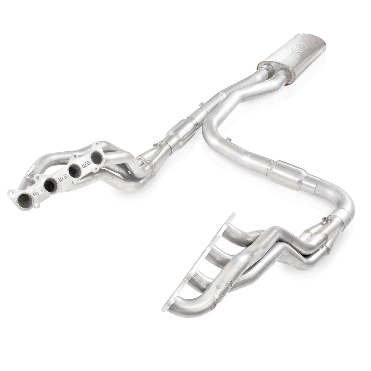 Stainless Works - 2011-14 F-150 5.0L Long Tube Header Kit - FT11HCATYST