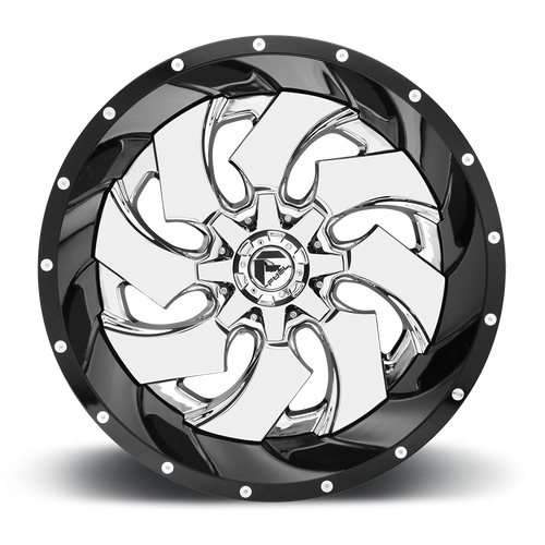 Fuel Off-Road D240 22X10 Chrome W/ Gloss Black Lip 6x135/5.5 -13mm