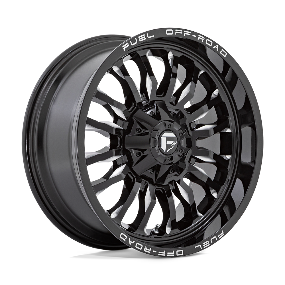 Fuel Off-Road D795 20X10 Gloss Black Milled 8x165.1 -18mm