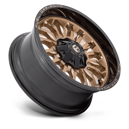 Fuel Off-Road D797 20X9 Platinum Bronze W/ Black Lip 8x180 +1mm
