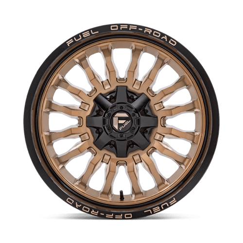 Fuel Off-Road D797 20X9 Platinum Bronze W/ Black Lip 8x180 +1mm