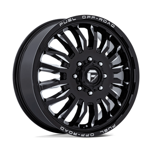Fuel Off-Road Aluminum Wheels 20X8.25 Arc Dually D868 Gloss Black Milled