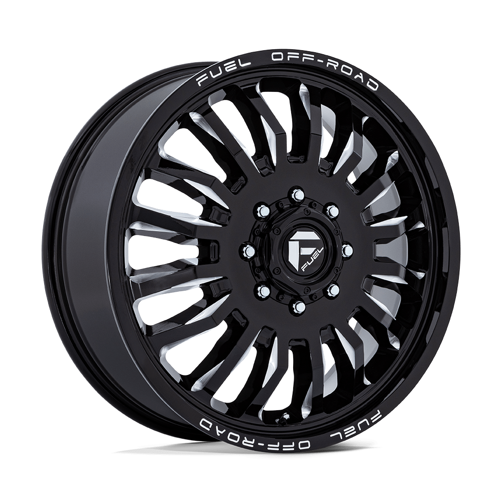 Fuel Off-Road D868 20X8.25 Gloss Black Milled 8x170 +104mm