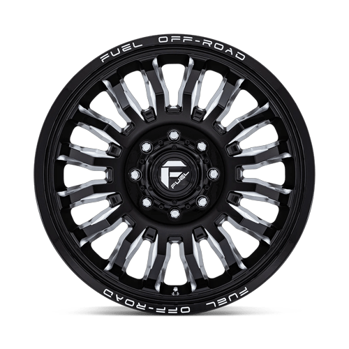 Fuel Off-Road Aluminum Wheels 20X8.25 Arc Dually D868 Gloss Black Milled