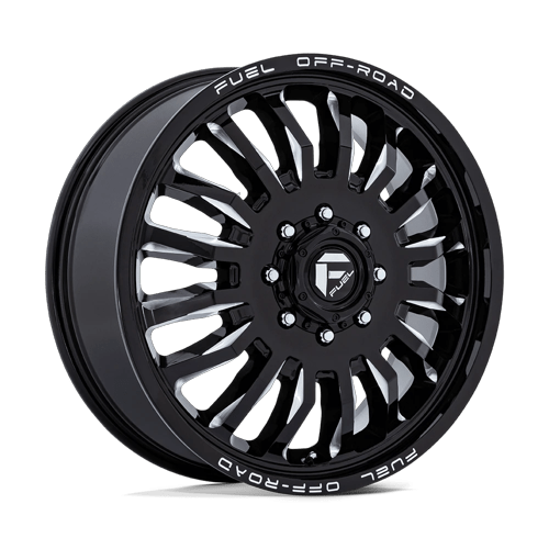 Fuel Off-Road Aluminum Wheels 22X8.25 Arc Dually D868 Gloss Black Milled