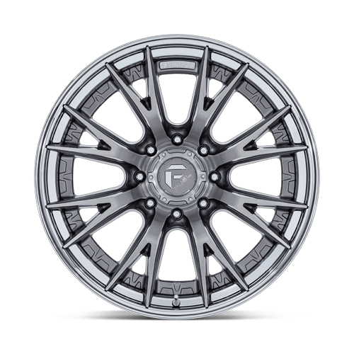 Fuel Off-Road Aluminum Wheels 22X10 Catalyst FC402 Platinum W/ Chrome Lip
